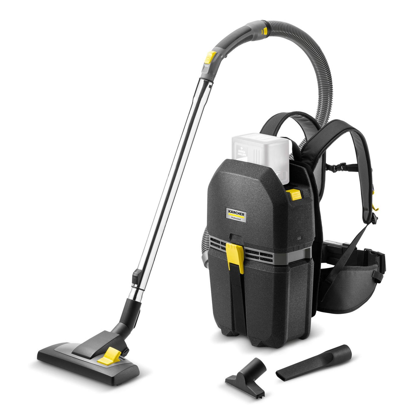 Støvsuger Rygstøvsuger Kärcher BVL 5/1 Bp 5ltr 4.6kg uden Lader/Batteri Sort,stk
