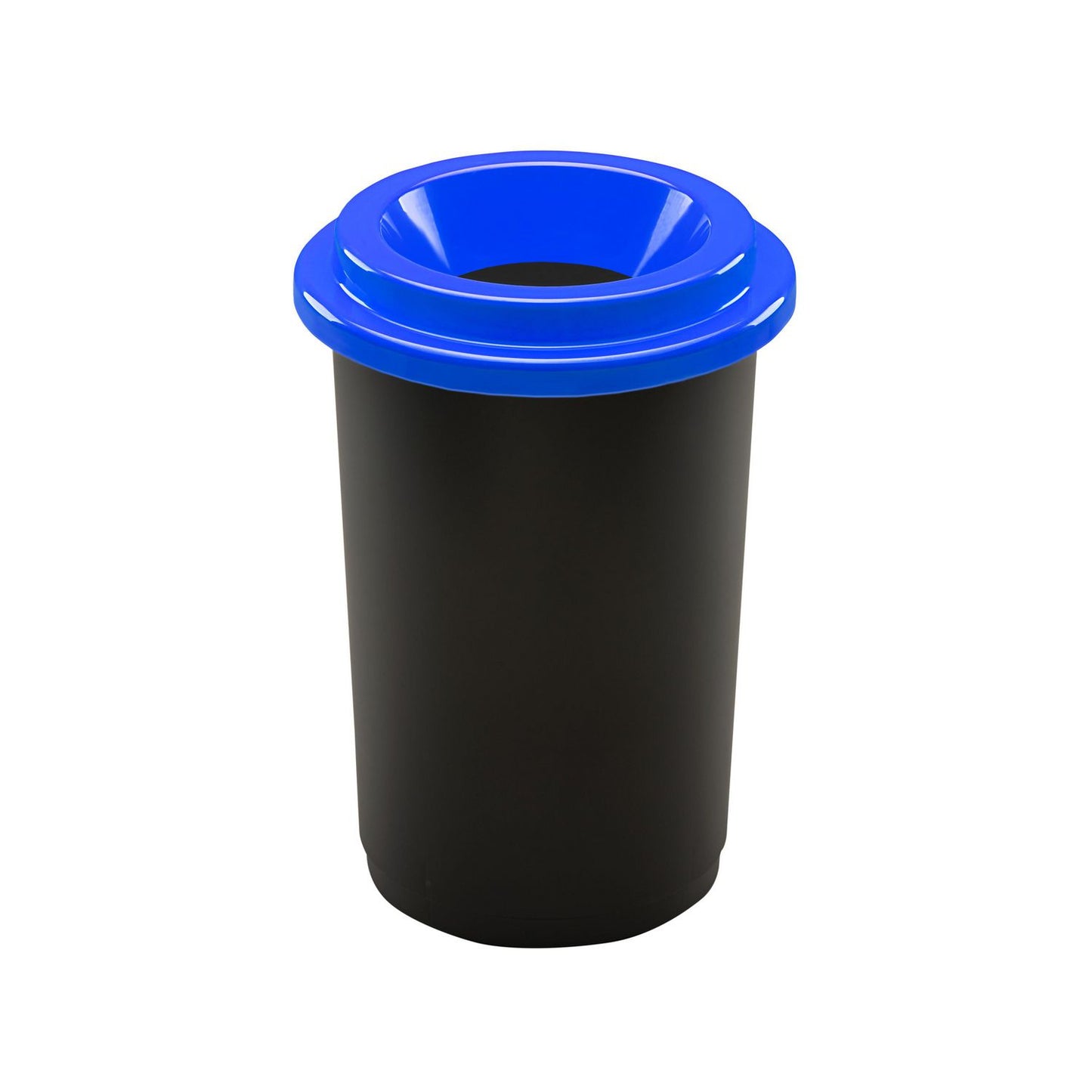 Affaldsspand ECO 50 ltr Sort m. blåt låg,stk