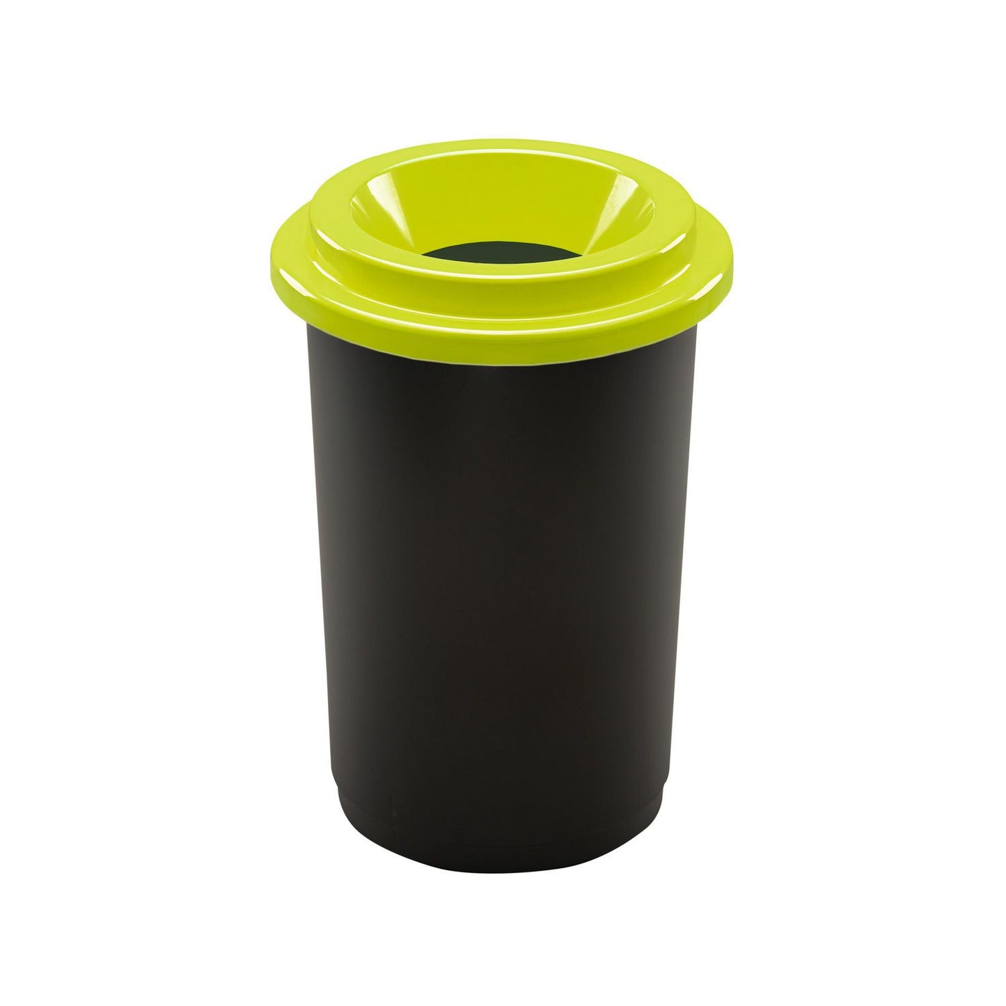 Affaldsspand ECO 50 ltr Sort m. lime låg,stk