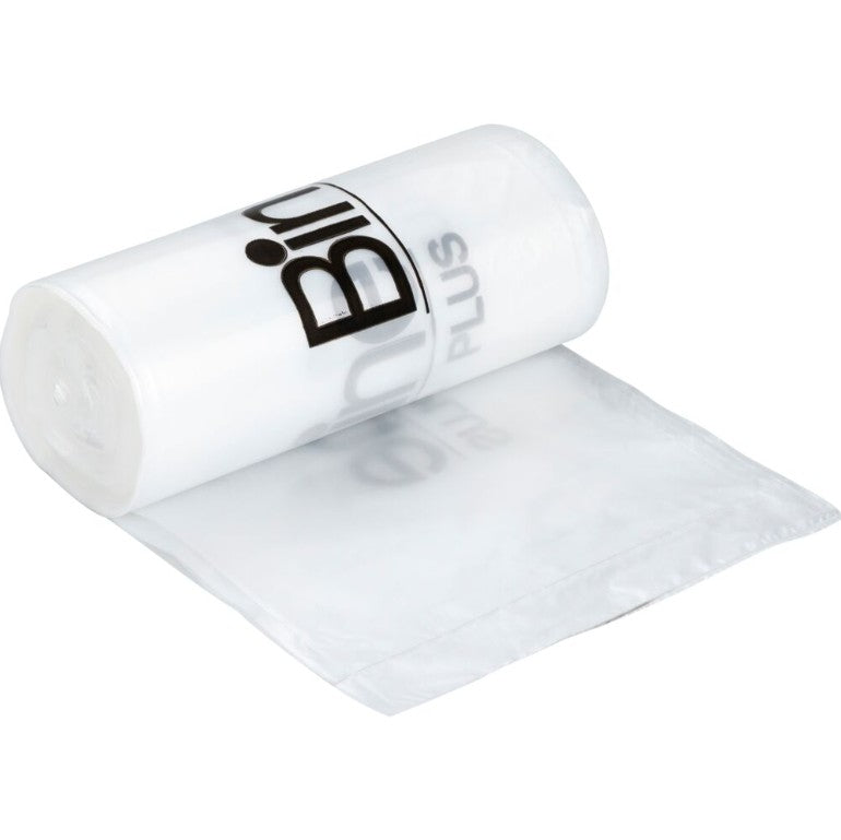 Spandepose BinLine 30ltr B470xL840mm 20my LDPE med Stjernebund Klar,12 ps x 3 rl x 15 stk/krt