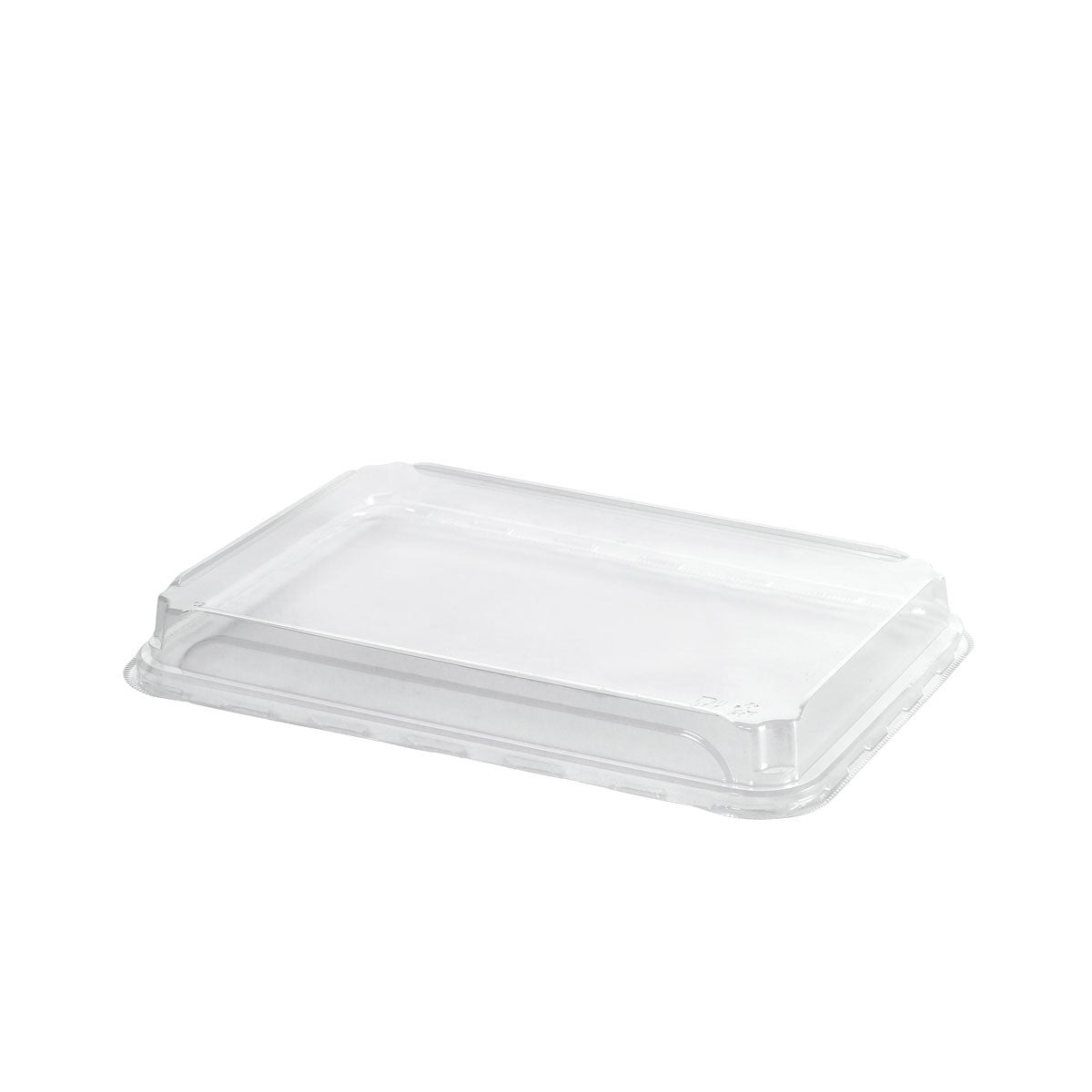 Plastlåg Contrast X-Large 256x182x32 mm Rektangulær APET Transparent,4 pk x 50 stk/krt