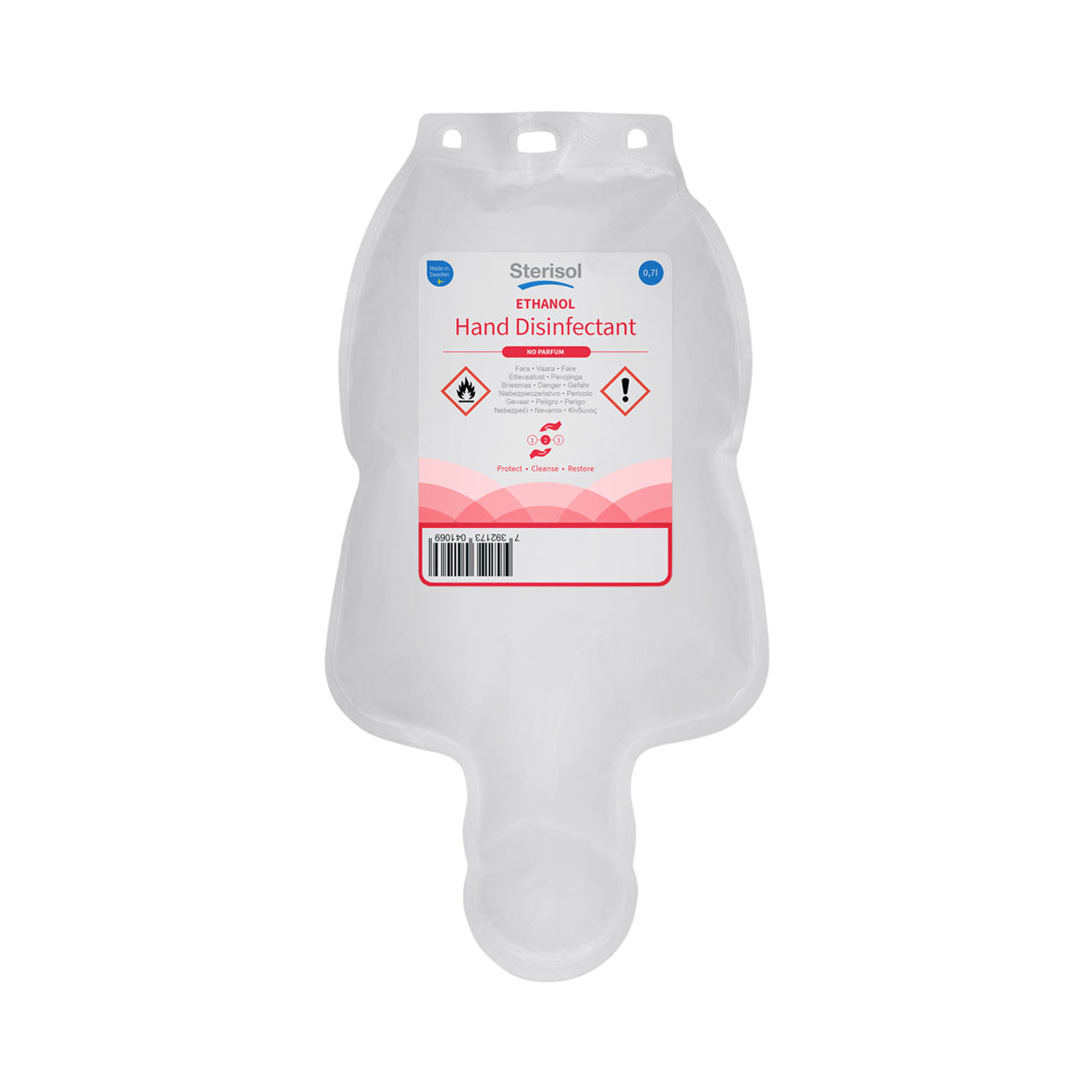 Hånddesinfektion Sterisol m/Ethanol sprit til SterisolSystem dispenser 700 ml,700 ml/stk