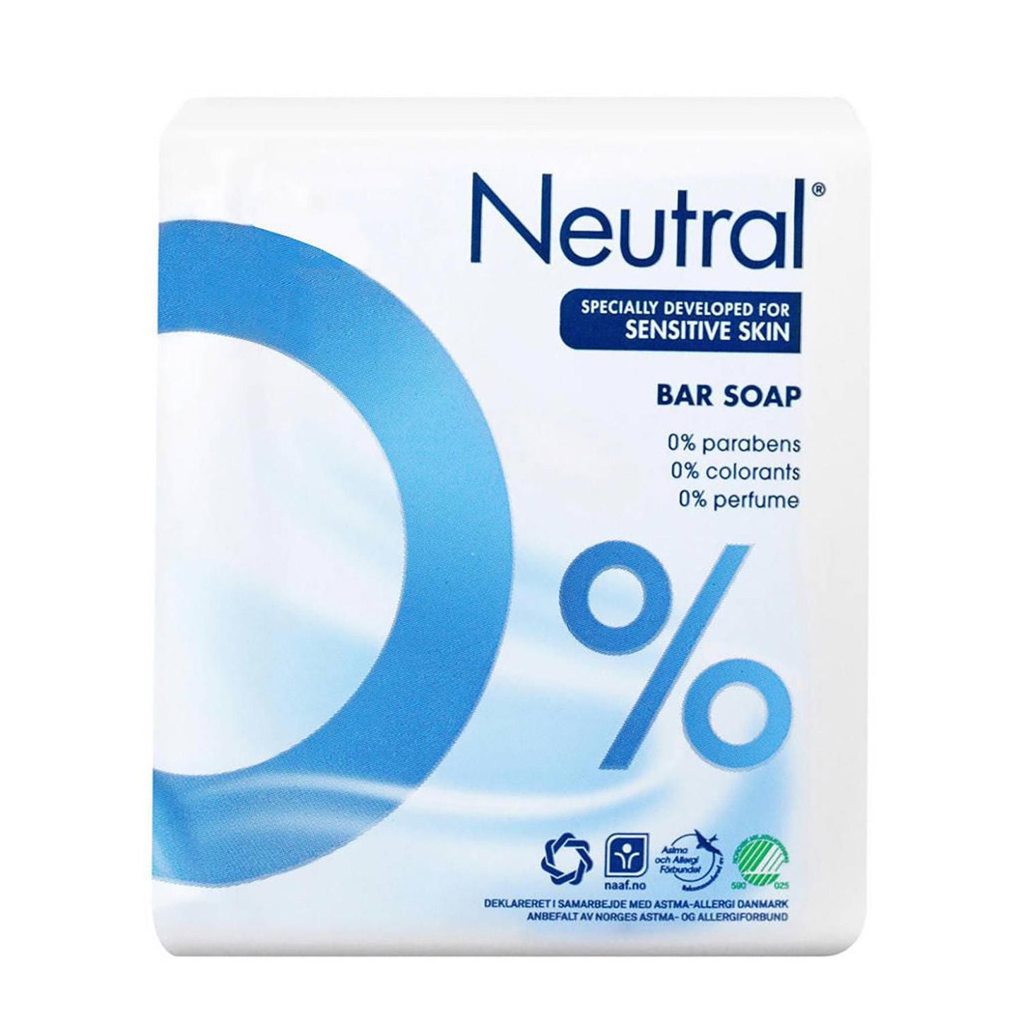 Håndsæbe Fast Neutral Bloksæbe uden Farve/Parfume 2-pak 100 gr/stk,2x100 Gr/pk