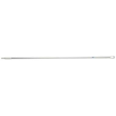 Skaft 150 cm med Gevind Aluminium Hvid,1 stk
