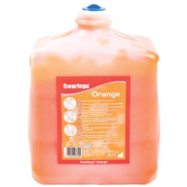 Håndrens Swarfega Orange m parfume t Cleanse Heavy 2000 dispenser 2 ltr Orange,6 dnk x 2 ltr/krt