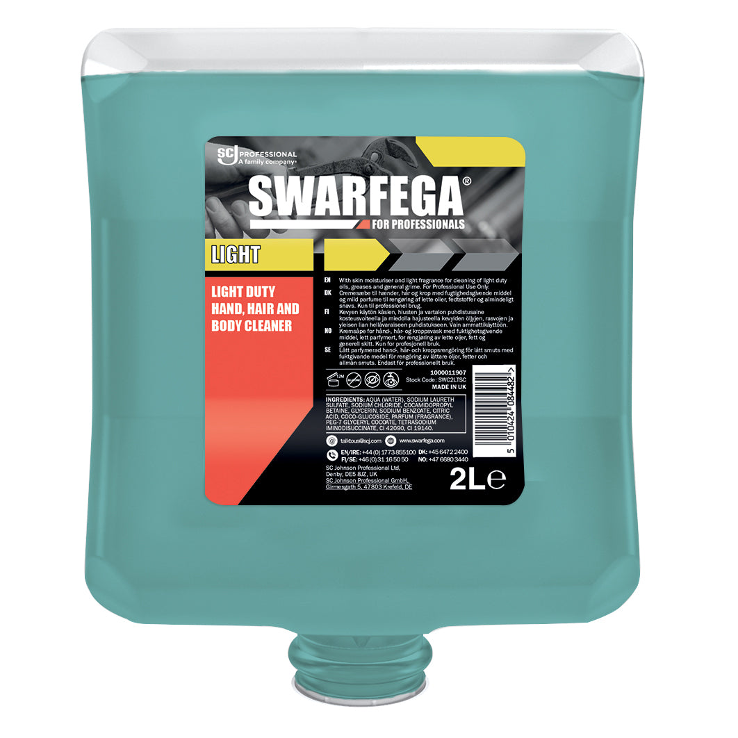 Cremesæbe Swarfega Light 2ltr med Parfume til dispenser,2 ltr/fl