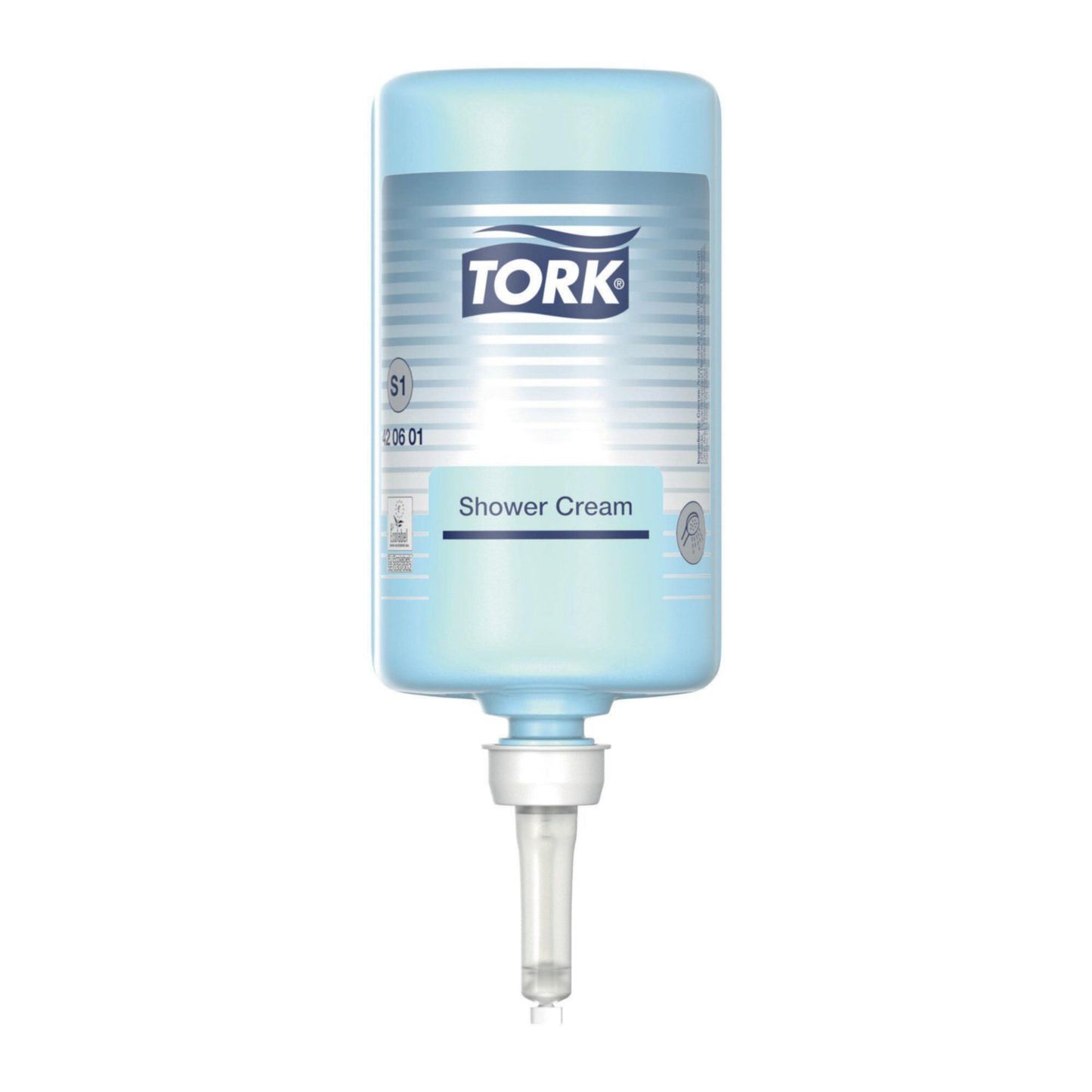 Badesæbe Flydende Tork Shower Cream 1000ml Ecolabel med Parfume til S1 dispenser,1 ltr/stk