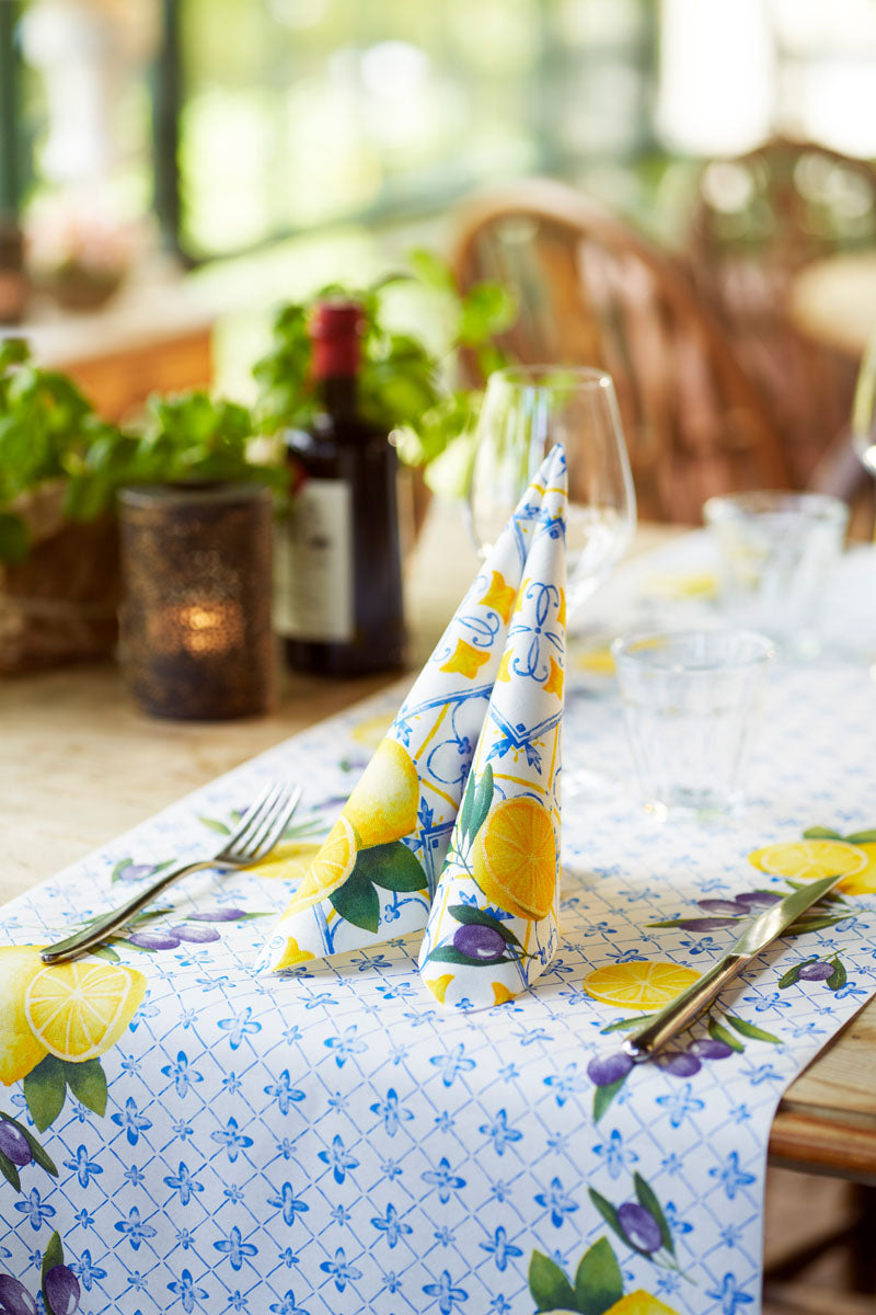 Dug Stikdug Dunicel 84x84 cm Mediterrian,20 stk/pk