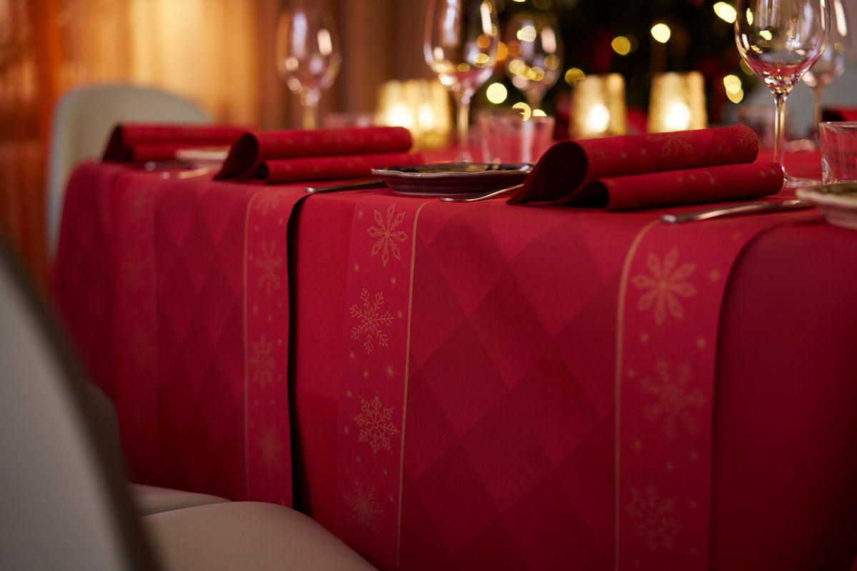 Kuvertløber Dunicel 40cm x 24m - Rhombus Bordeaux (1 rulle)