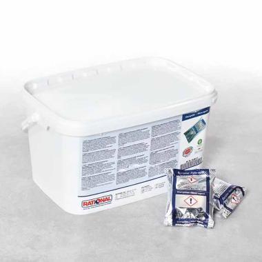 Ovnafspænding Rational tablet Rinse agent surt skyllemiddel 3kg blå til SCC ovne,50 stk/sp