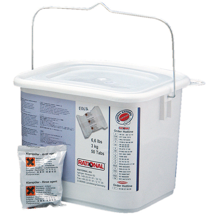 Ovnafspænding Tabs Rational Rinse agent 50 stk Skyllemiddel til SCC Auto-progr,50 stk/sp