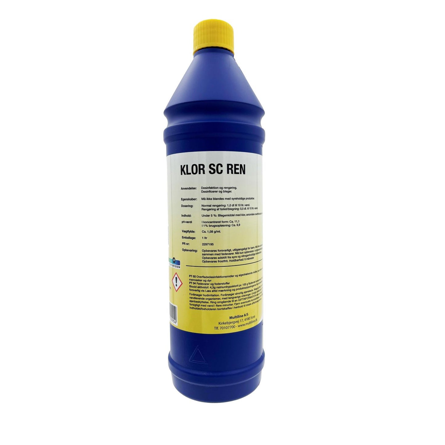 Desinfektion SC Klor Ren til Overflader 1 ltr,1 ltr/fl
