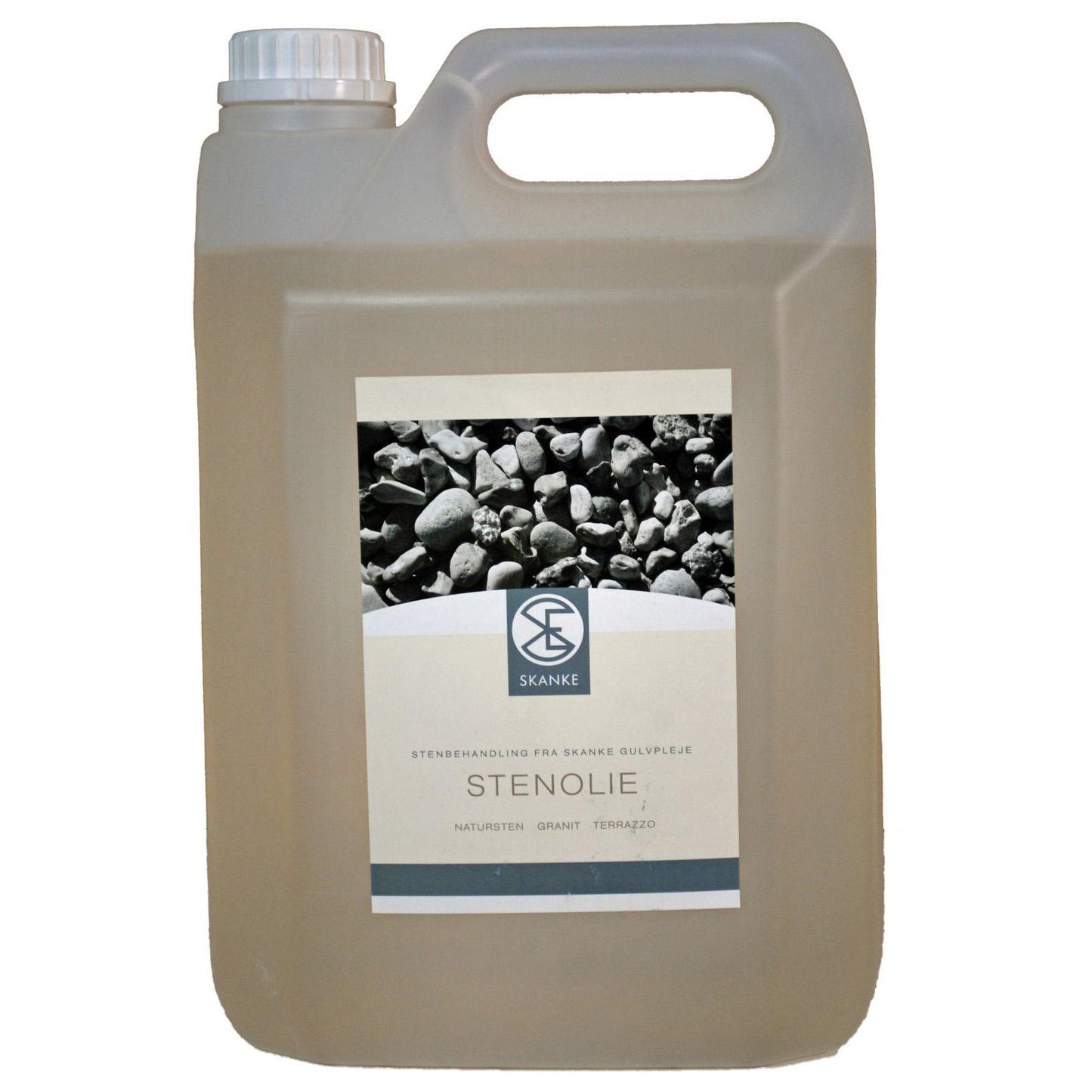 Plejeolie Skan-Ke Stenolie 5ltr til alle typer Sten/Fliser,5 ltr/dnk