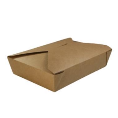 Kinaæske 1400 ml 215x155x50 Pap PE belægning Brun,200 stk/krt