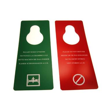 Skilt Do Not Disturb Plastik Neutral,50 stk/krt