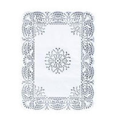 Fadpapir 30x40 cm Firkantet Udstanset kant Hvid,4 pk x 250 stk/krt