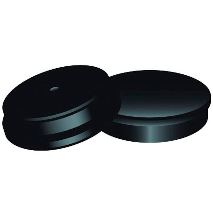 Q-connect magneter i sort 25 mm 10 stk