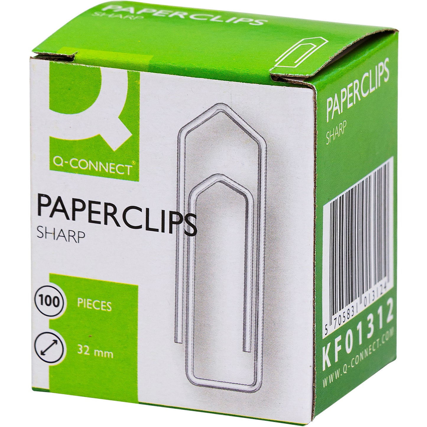 Q-connect 32 mm clips 100 stk