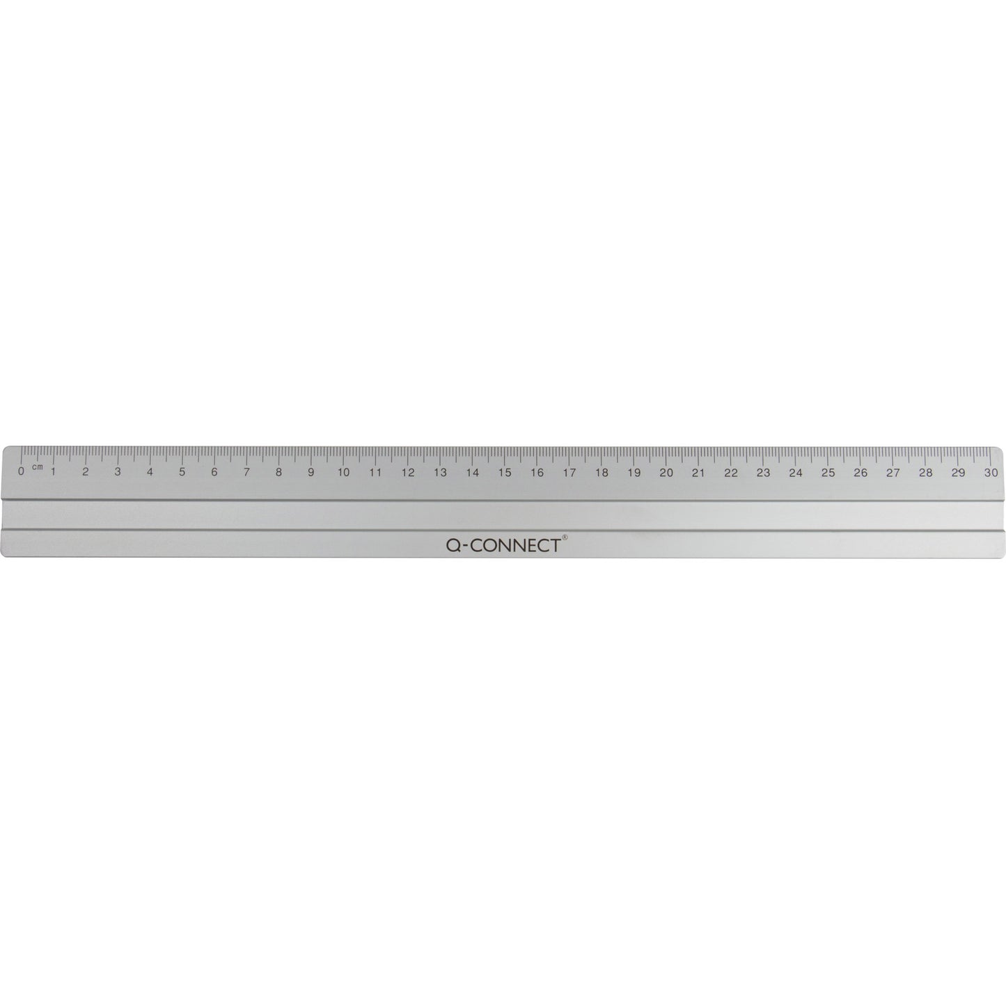Q-connect 30 cm aluminiumslineal