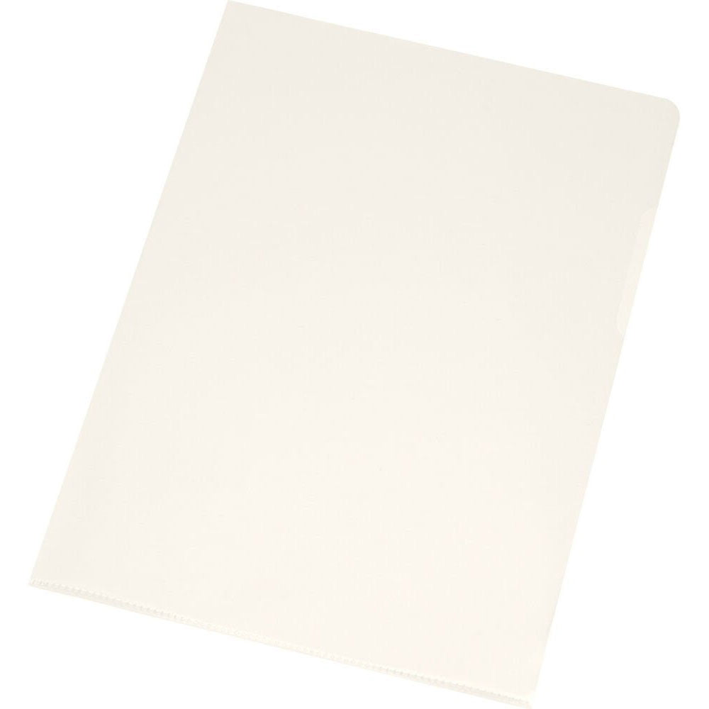 Q-connect plastomslag A4 120my glasklar 100stk