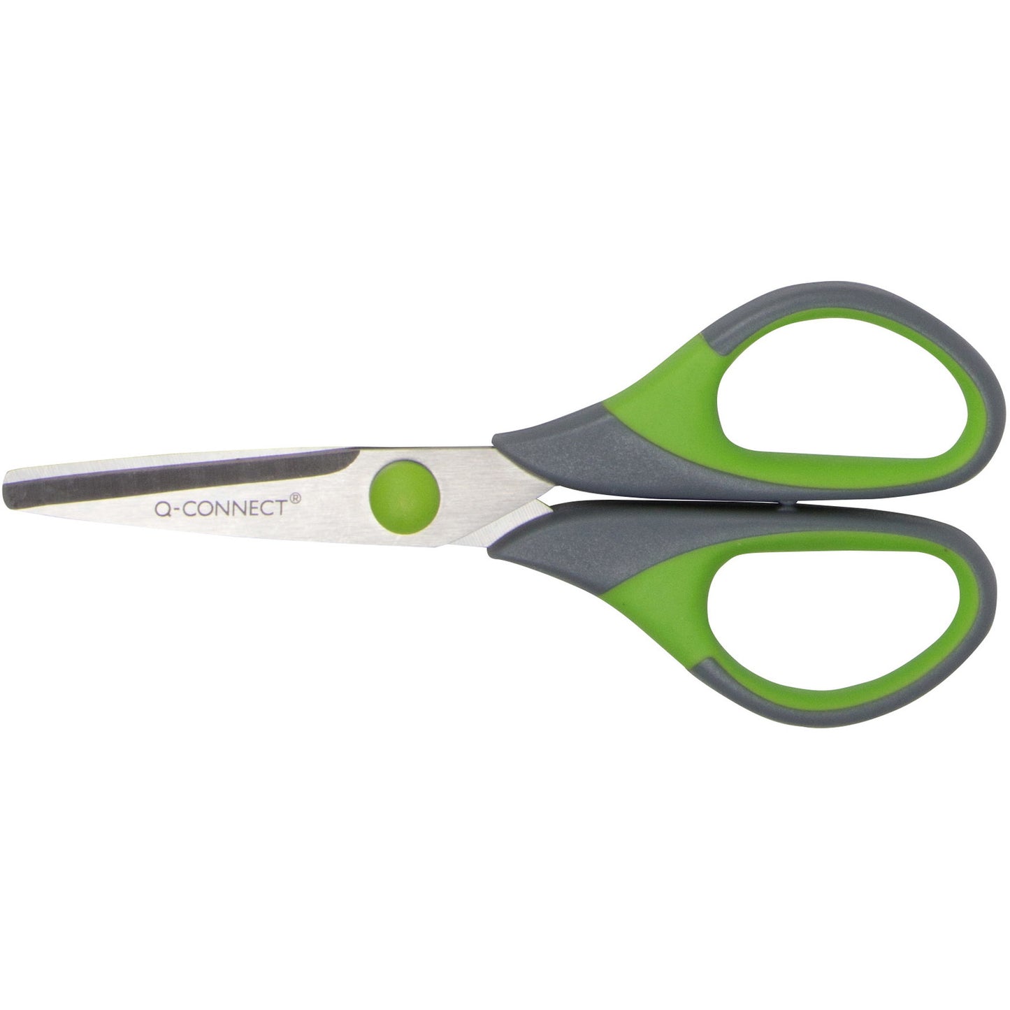 Q-connect SoftGrip saks 140mm grå