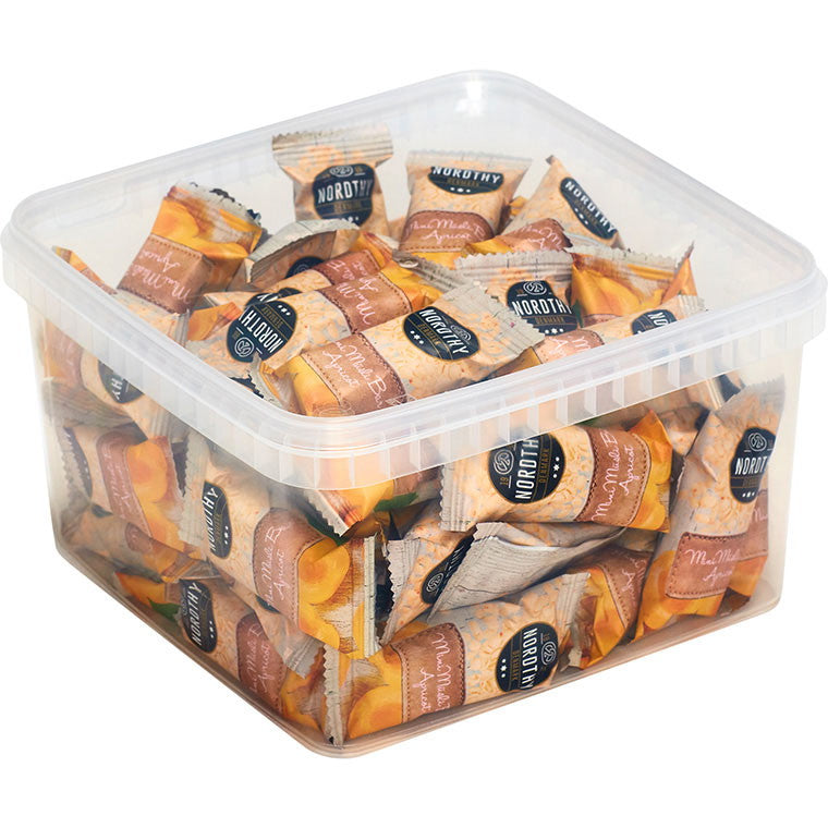 🍑 Nordthy Mini Müslibars Abrikos 700g – Lækker kontorsnack
