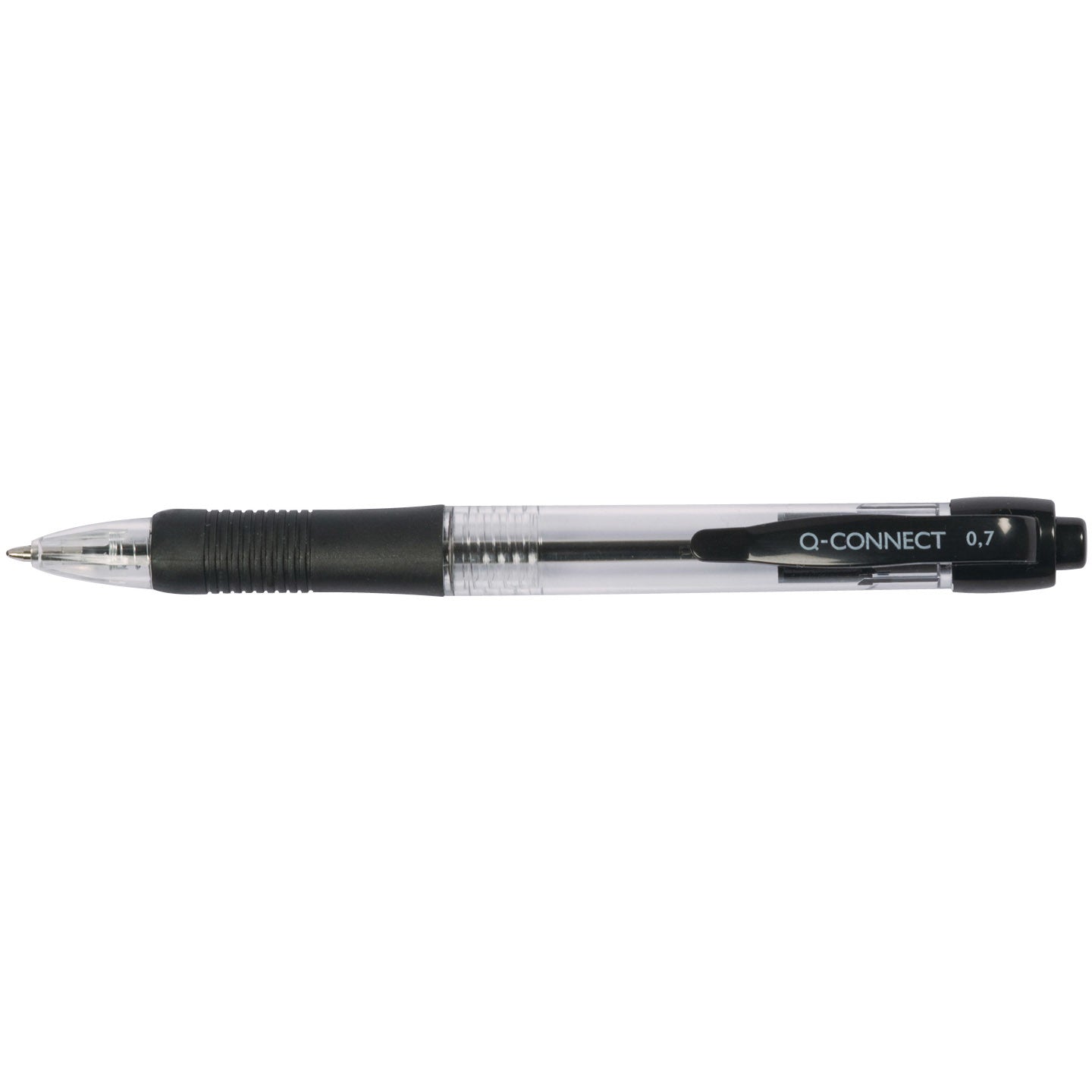 Q-connect 0,7mm kuglepen i sort