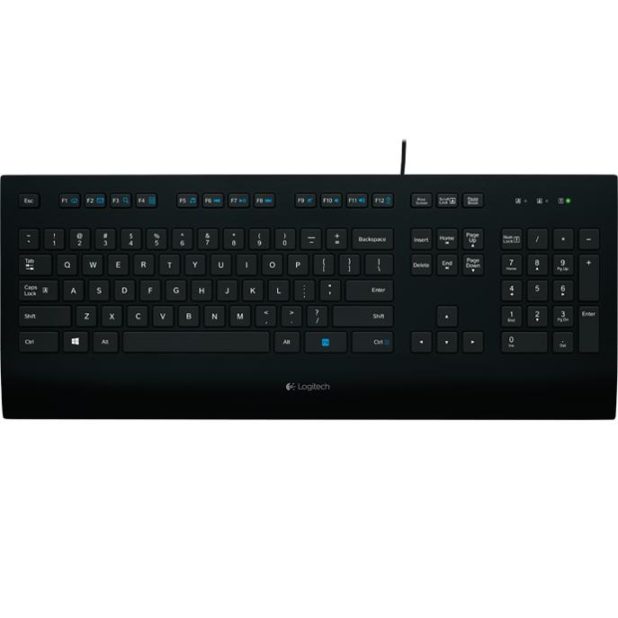 Logitech K280e tastatur sort
