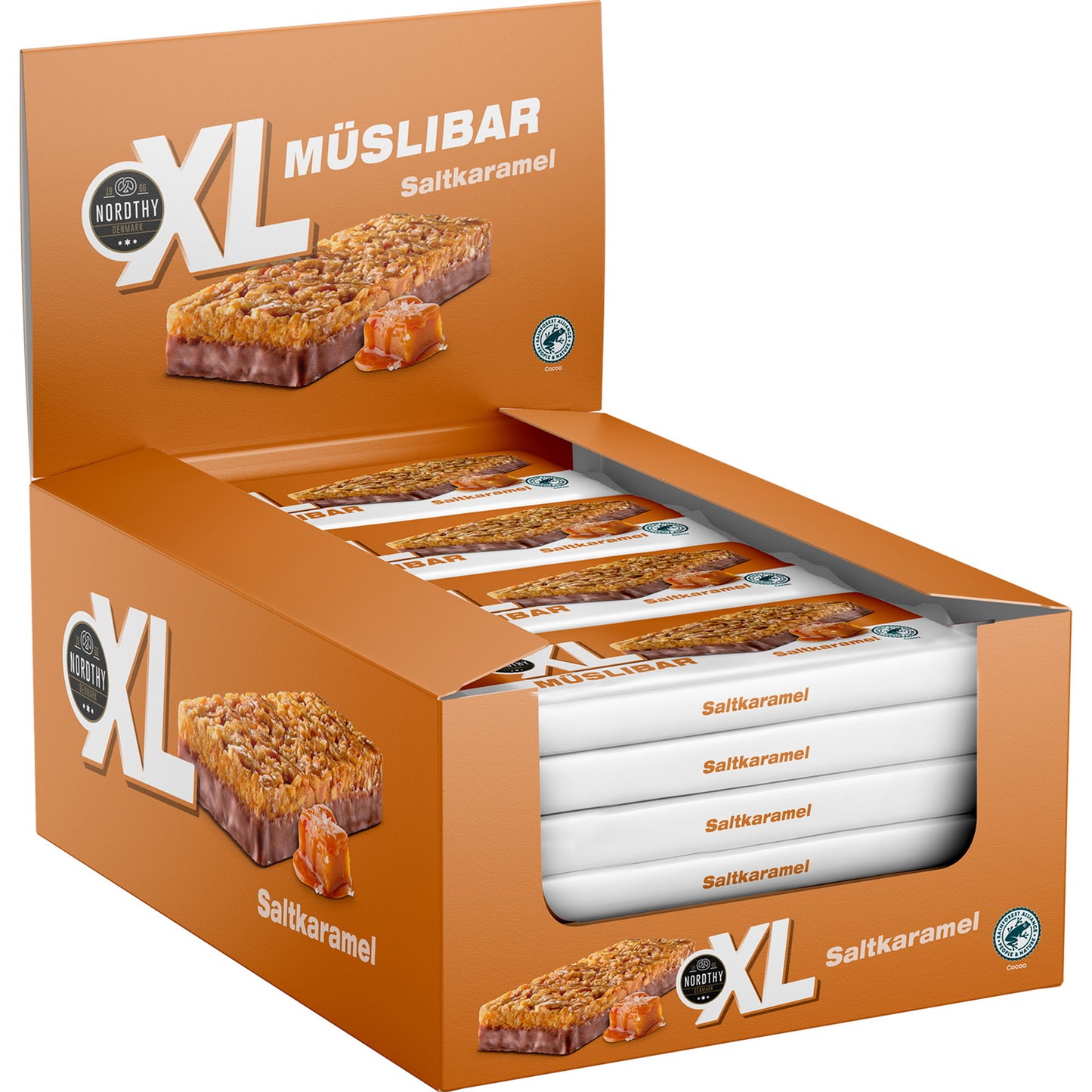 Nordthy XL müslibars saltkaramel 24stk