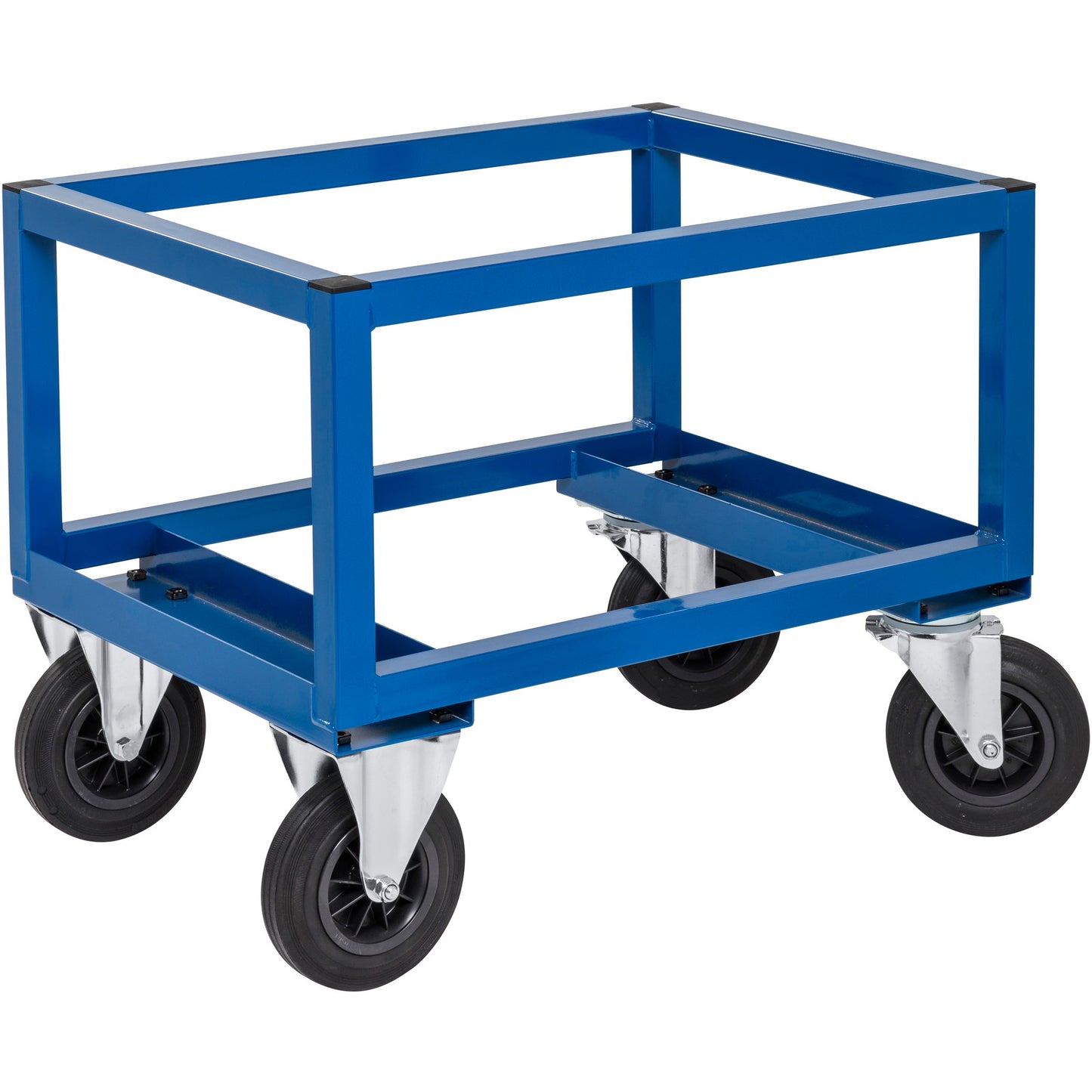 Kongamek halv pallevogn 800x600x650mm blå 800kg