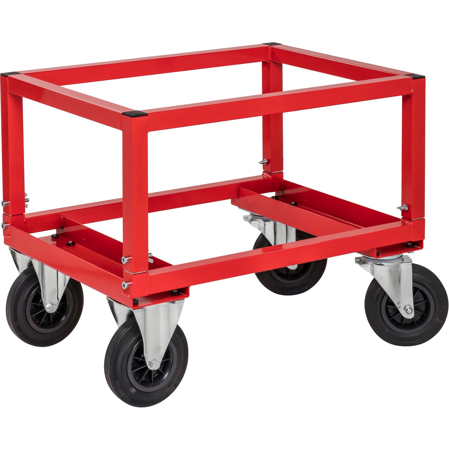 Kongamek halv pallevogn rød 800x600x654mm 800kg
