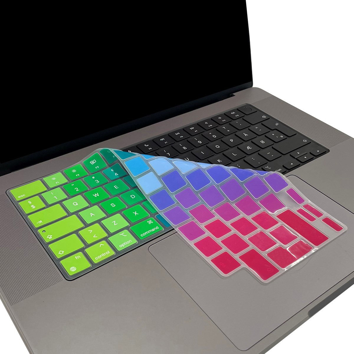 Philbert tastaturcover t/Macbook 13-16" 2021-2023 farvet