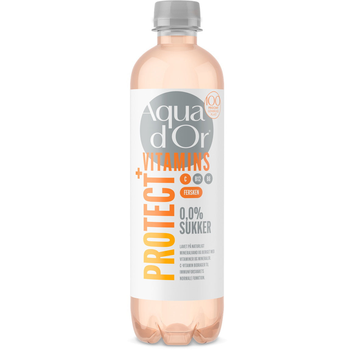 Aqua d'Or Vitamins fersken 0,5L