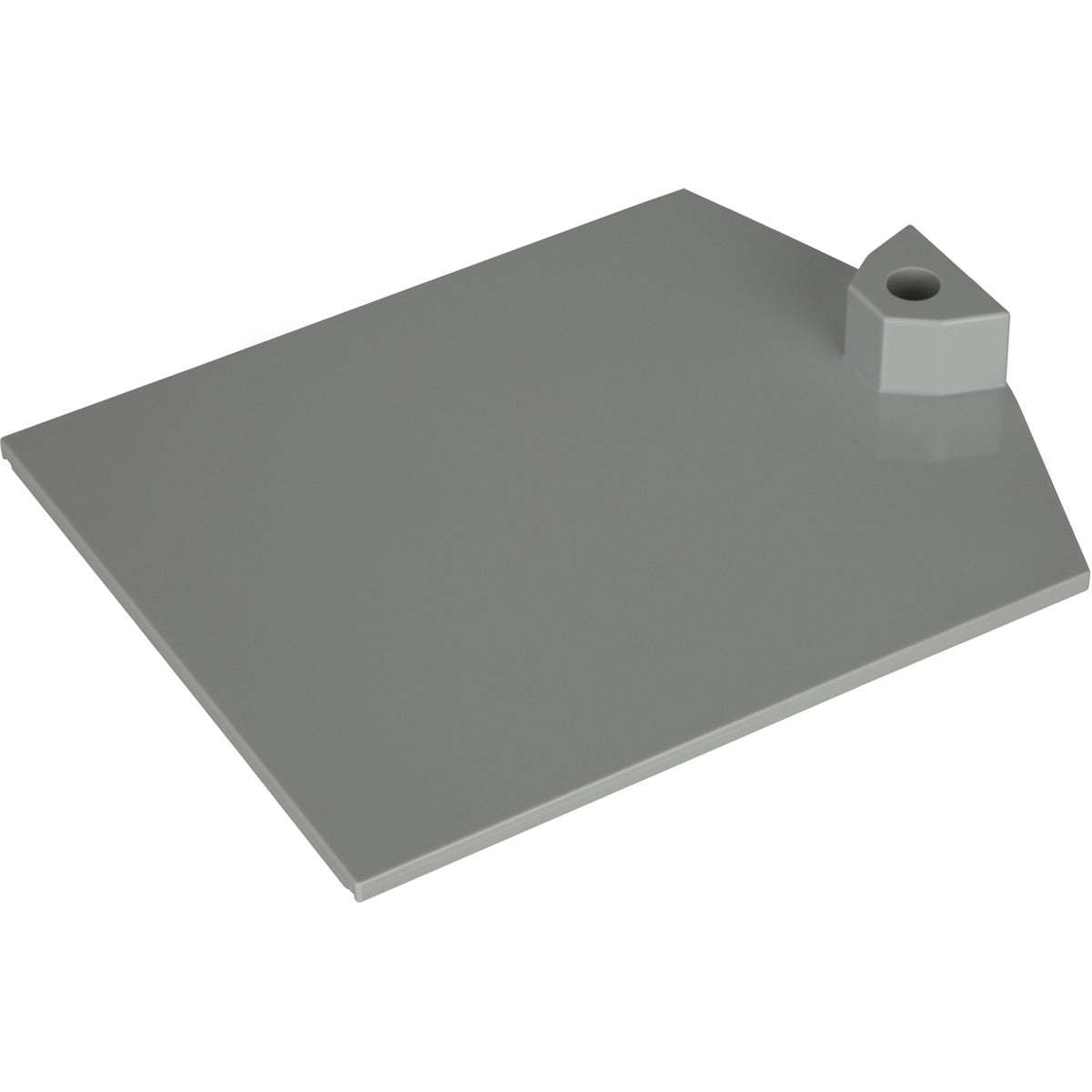 Fod t/bordstander 200x134mm grå