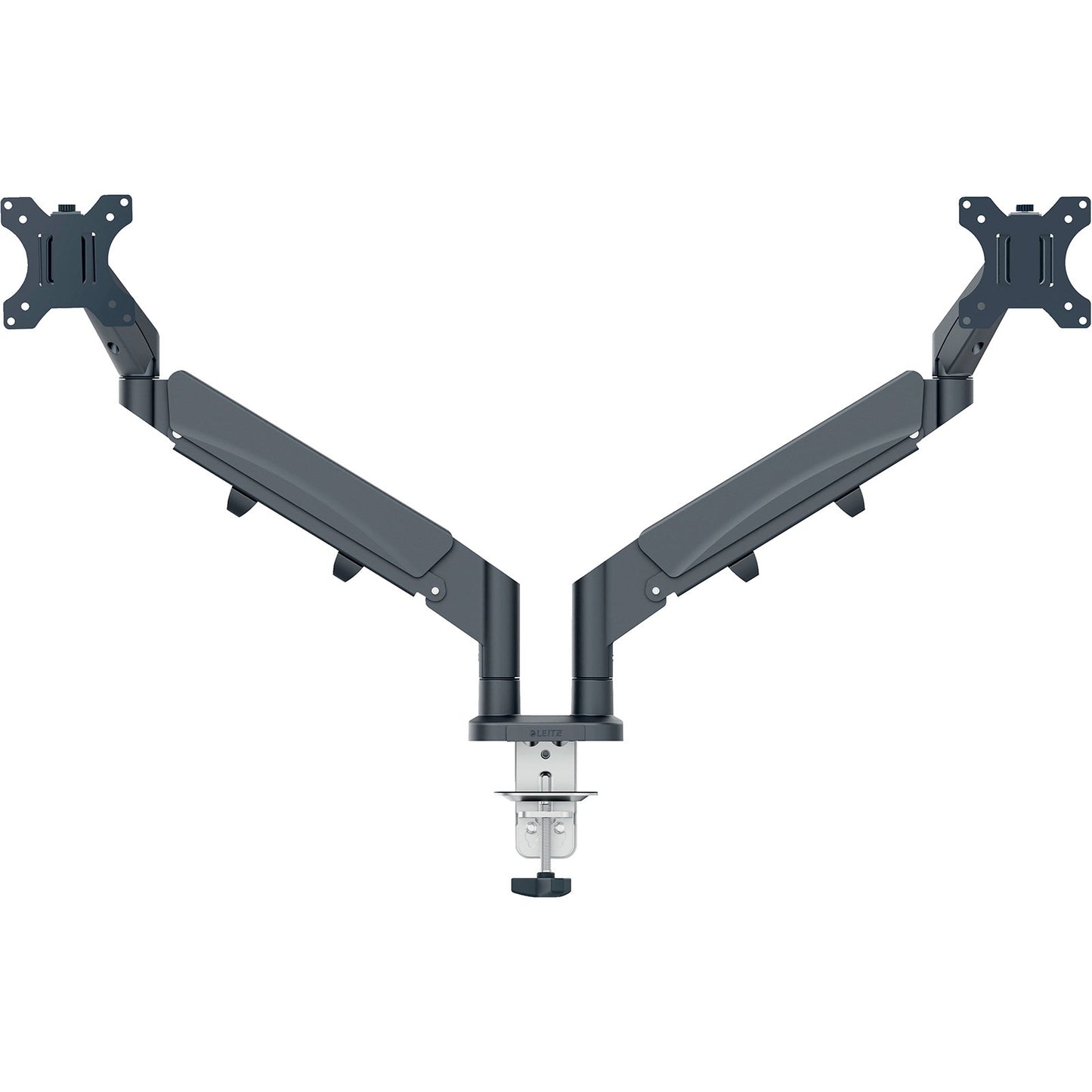 Leitz Ergo dual monitorarm 600x1120x110mm mørkegrå