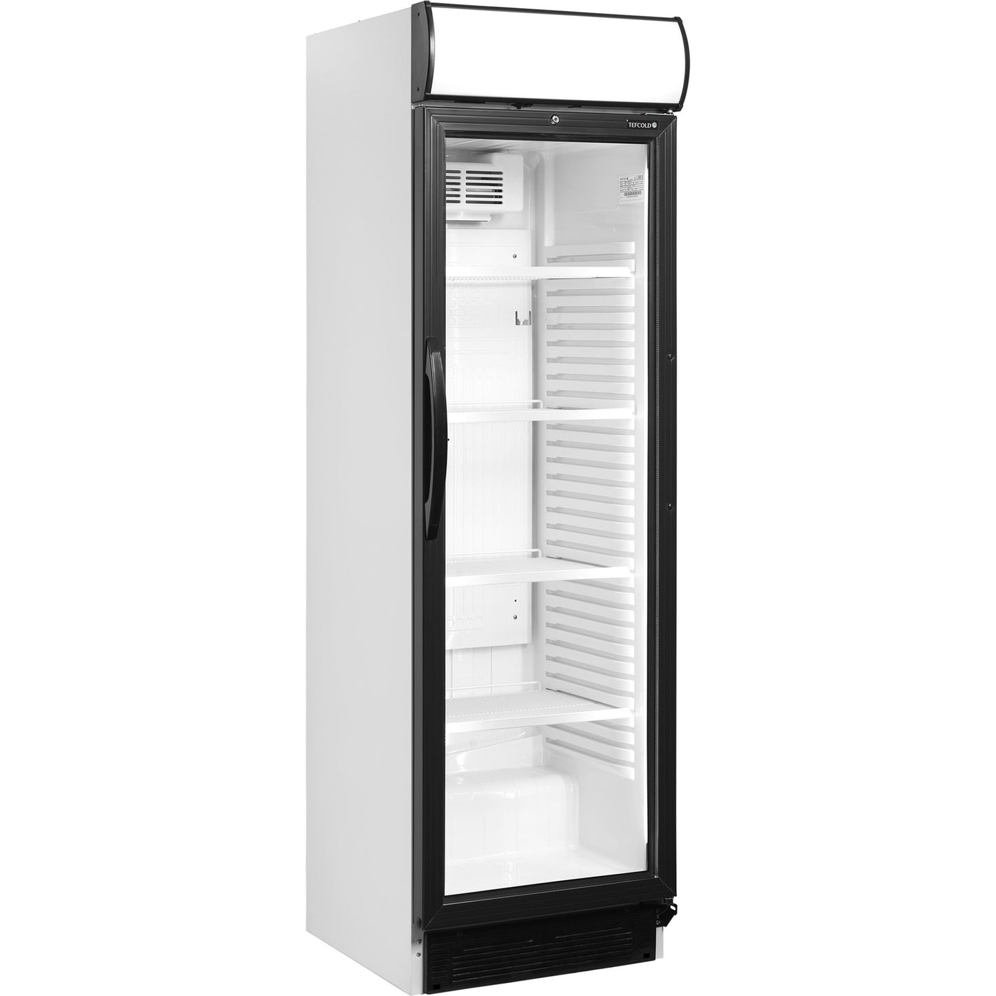 Tefcold CEV425CP flaskekøleskab m/lystop 372L hvid