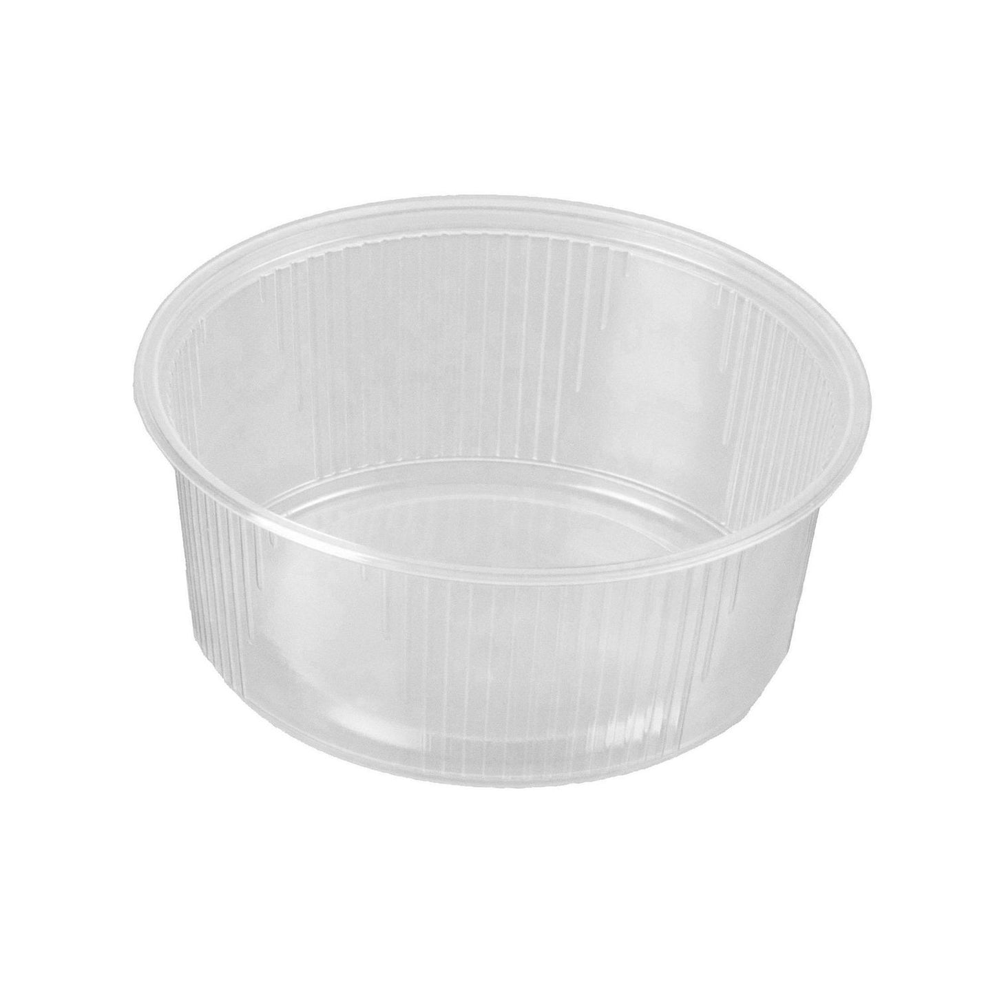 Salatbæger 200 ml Ø101x43 mm Rund PP Klar,100 stk/pk