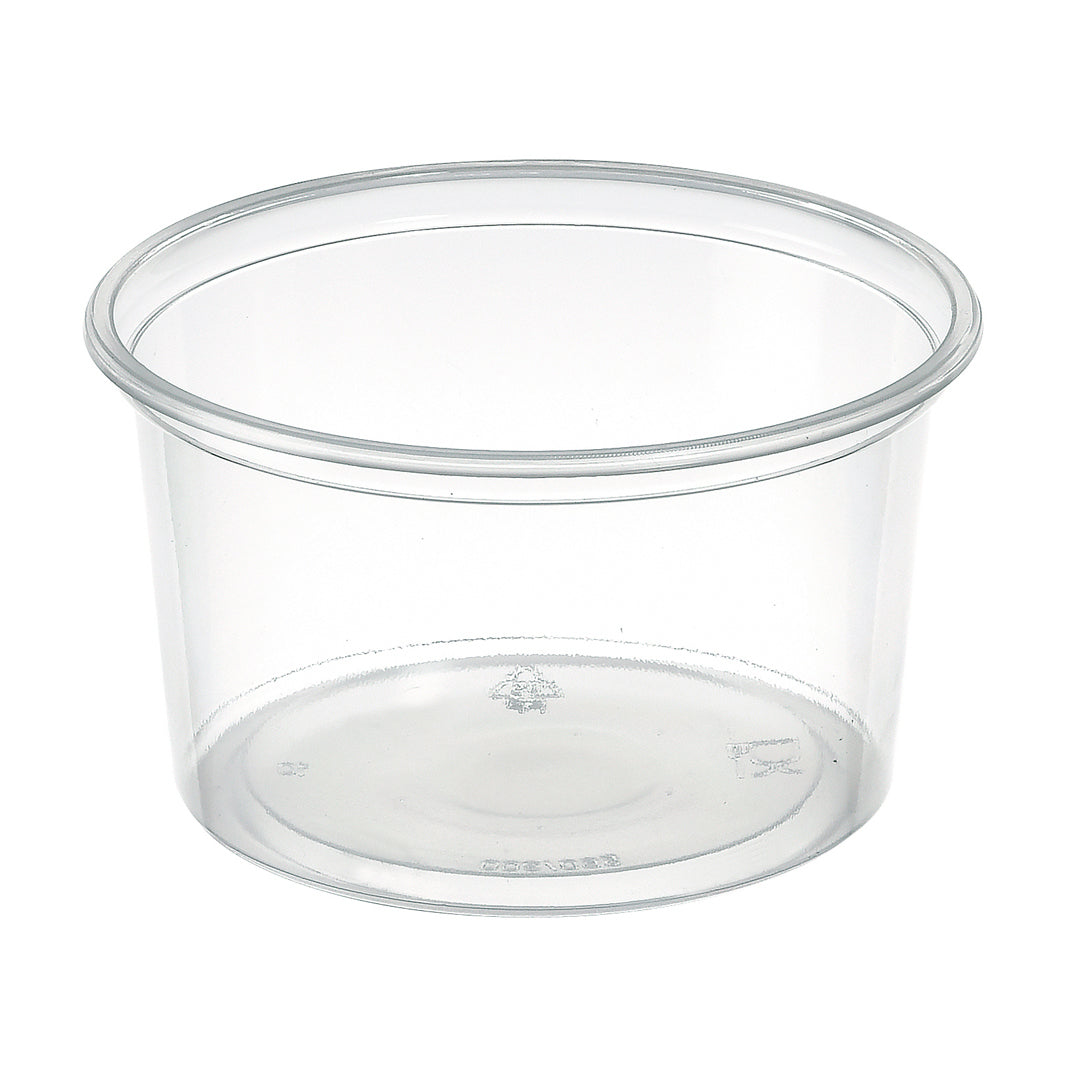 Salatbæger Delipack 300 ml Ø101x61 mm Rund PP Transparent,50 stk/pk