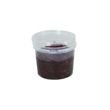 Plastbæger/låg 800 ml Ø122 mm Rund OMPAK 50 stk af hver/ps,50 stk/ps