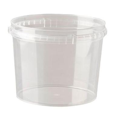 Plastbæger 800 ml Ø122xH97 mm Rund PP Klar,200 stk/ps