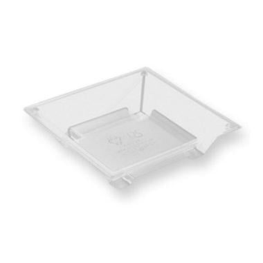 Bakke Gourmet Express 345 ml Firkantet APET Klar,600 stk/krt