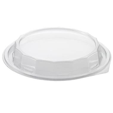 Plastlåg Diamond Ø199x25 mm højt RPET Klar til skål ø188 mm,300 stk/krt