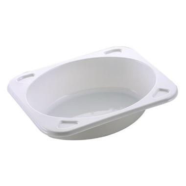 Bakke 1-rum 2160-1C 395 ml 160x122x39 mm CPET Hvid,840 stk/krt