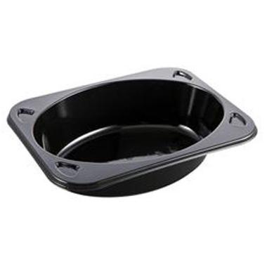 Bakke 1-rum 2160-1C 395 ml 160x122x39 mm CPET Sort,912 stk/krt
