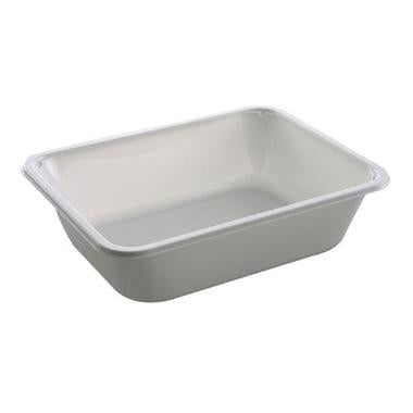 Bakke 1-rum 2227-1F 1660 ml 227x178x60 mm CPET hvid,336 stk/krt