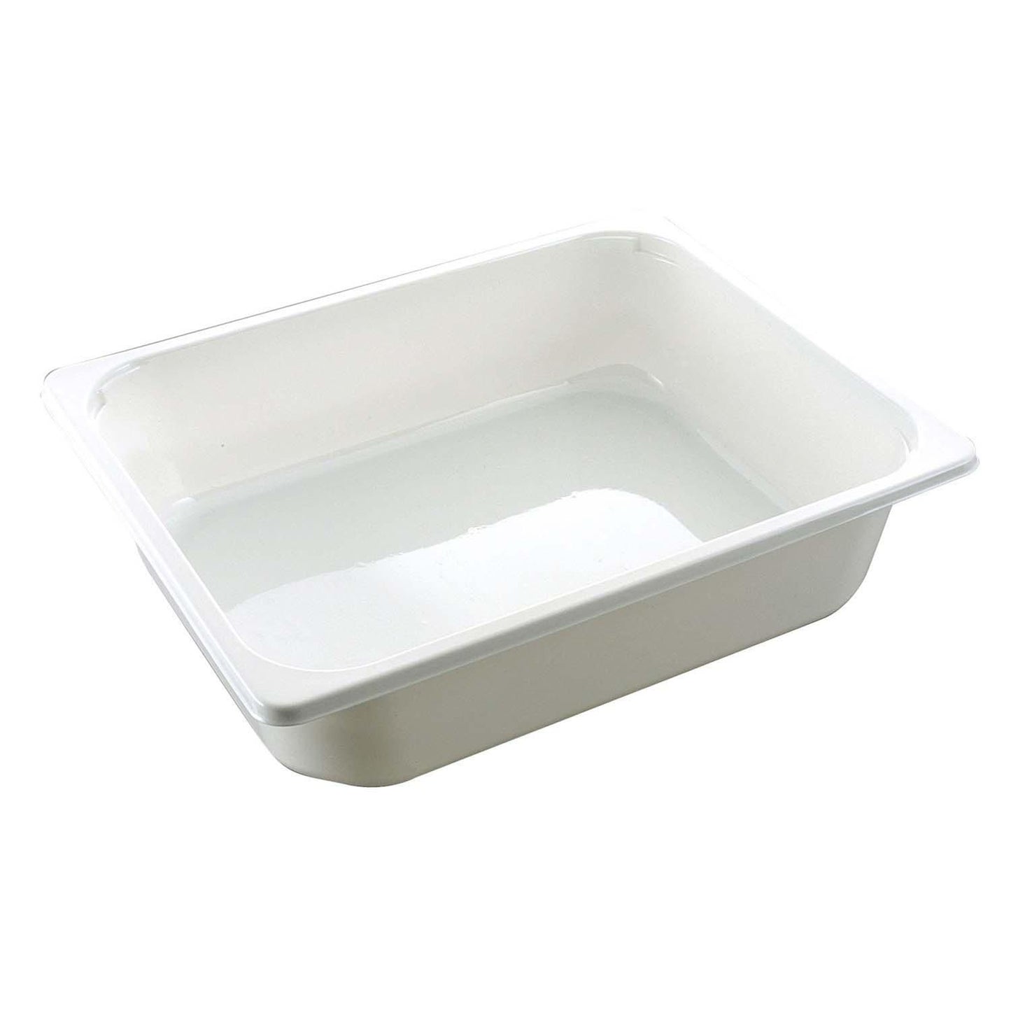 Bakke 1/2 GN C2325-1B 1-Rum 5100ml L325xB265xH80mm CPET Hvid,80 stk/krt