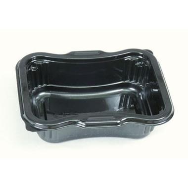 Bakke 1-rum GASTRO 3162-1A 525 ml 162x132x45 mm CPET Sort,684 stk/krt