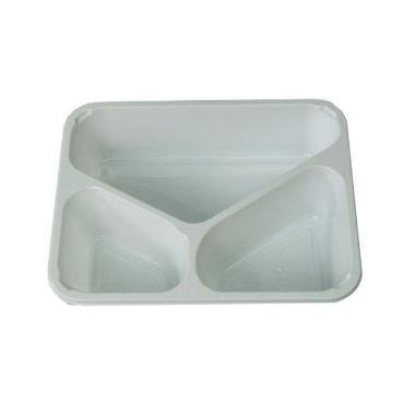 Bakke 3-rum C2227-3K 255/355/685ml L227xB178xH53mm CPET Hvid,276 stk/krt