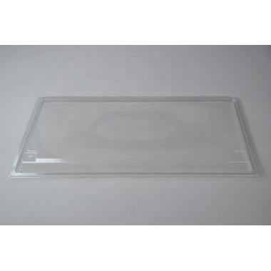 Plastlåg 500x280x28 mm APET Klar til Sushibakke,75 stk/krt