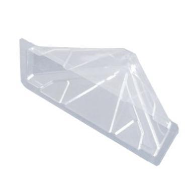 Sandwichbakke 182x71x85 mm til 2 skiver uden låg RPET Klar,600 stk/krt